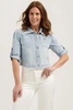 Florez zaza jacket raw edge jeans