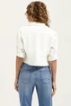 Florez zaza jacket raw edge jeans
