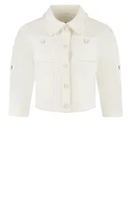Florez zaza jacket raw edge jeans