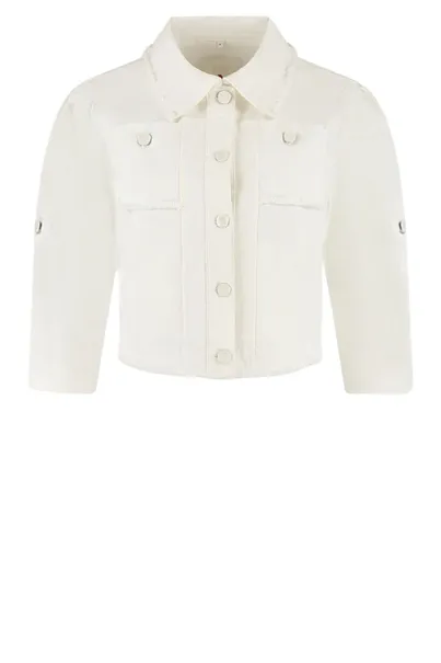 Florez zaza jacket raw edge jeans