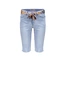 Geisha 21012-10 jeans capri raw edge