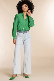 Geisha 21013-10 jeans staight rafel