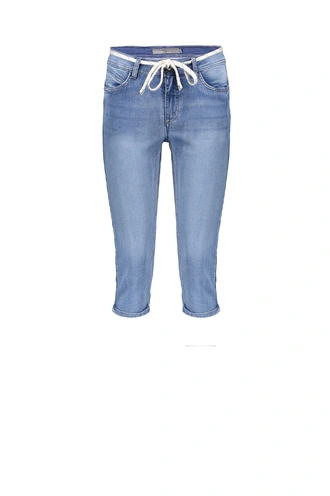Geisha 21023-10 capri sweat denim
