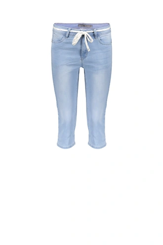 Geisha 21023-10 capri sweat denim