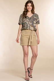 Geisha 21052-10 short linnen omslag