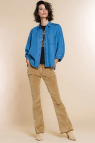 Geisha 21522-10 broek flare babyrib