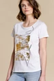 Geisha 22074-46 t-shirt foile print