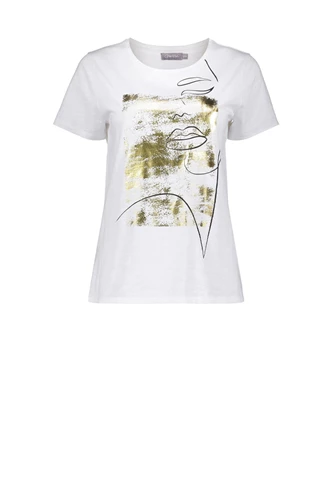 Geisha 22074-46 t-shirt foile print