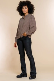 Geisha 23582-26 blouse pied de poule