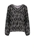 Geisha 23942-20 top ruimvallend print