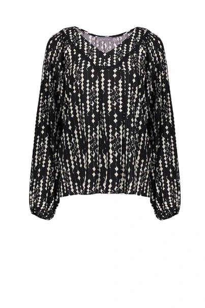 Geisha 23942-20 top ruimvallend print