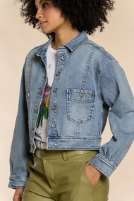 Geisha 25008-10 jeans jacket eighties