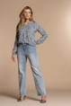 Geisha 31007-10 jeans staight rafel