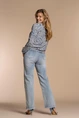 Geisha 31007-10 jeans staight rafel