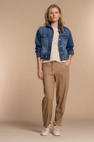 Geisha 31070-60 broek linnen straight