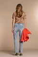 Geisha 32151-20 t-shirt v hals bloem