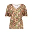 Geisha 32151-20 t-shirt v hals bloem
