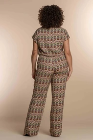 Geisha 33491-20 blouse top ikat print