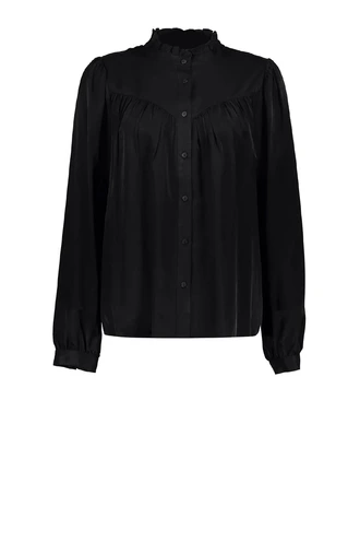 Geisha 33579-14 blouse satijn ruffle