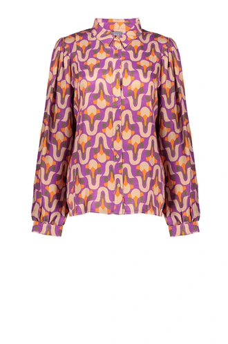 Geisha 33644-20 print blouse grafisch