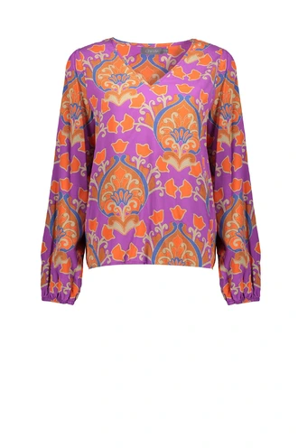 Geisha 33670-20 blouse orament print