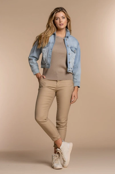 Geisha 35002-10 boxy jeans jacket