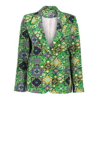Geisha 35085-32 print blazer 2 knoops