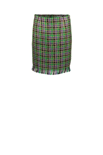 Geisha 36550-20 rok kort ruit boucle