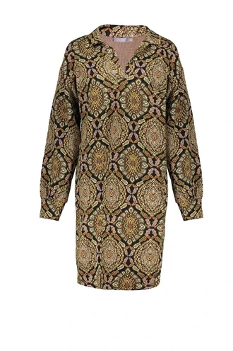 Geisha 37613-20 tricot jurk ornament