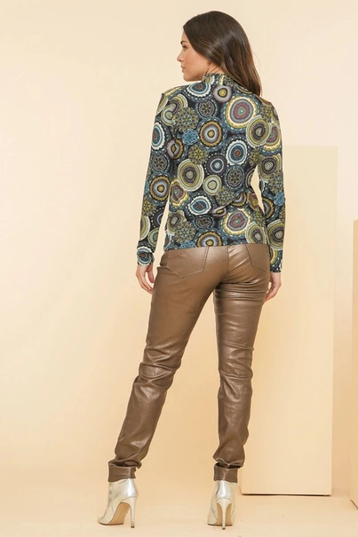 Geisha 41500-10 jeans pu leather