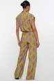 Geisha 51225-20 wide leg print broek
