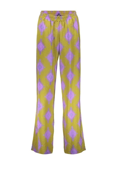 Geisha 51225-20 wide leg print broek