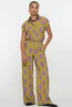 Geisha 51225-20 wide leg print broek