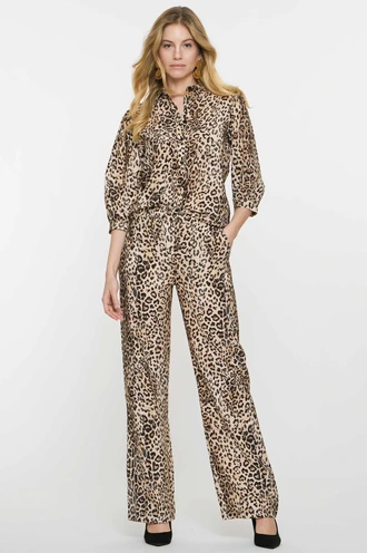 Geisha 51232-20 leopard print broek