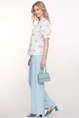 Geisha 51395-20 wide leg pinstripe