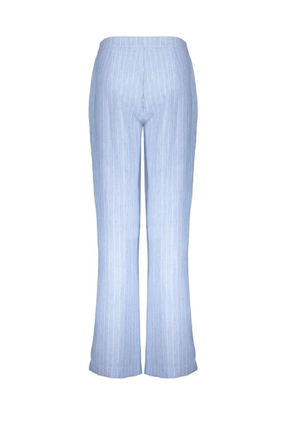 Geisha 51395-20 wide leg pinstripe
