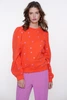 Geisha 52081-21 sweater bloem borduur