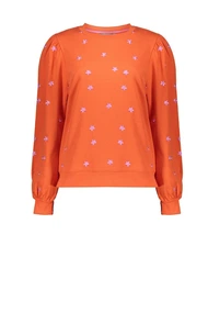 Geisha 52081-21 sweater bloem borduur