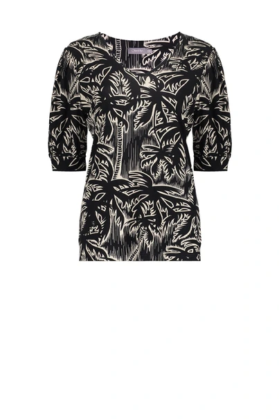 Geisha 52171-20 print-shirt pofmouwen