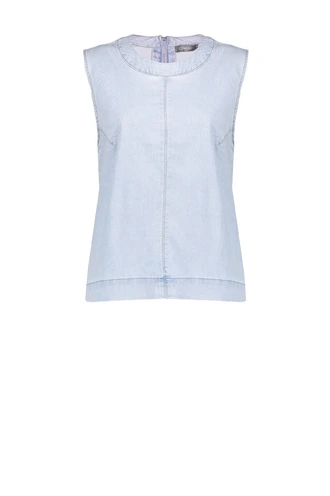 Geisha 53002-10 top jeans mouwloos
