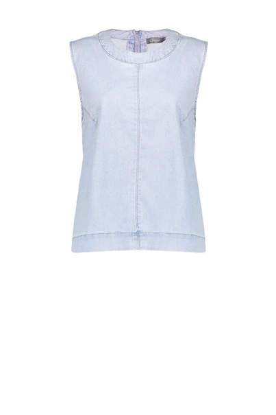 Geisha 53002-10 top jeans mouwloos