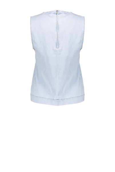 Geisha 53002-10 top jeans mouwloos