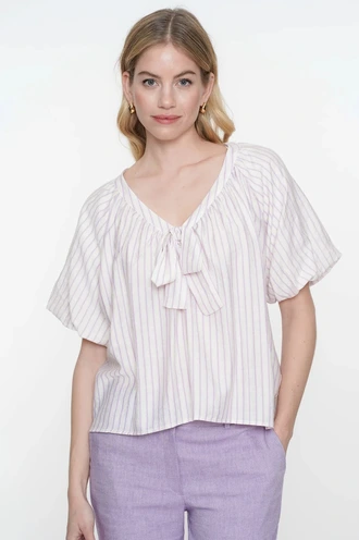 Geisha 53062-14 blouse strikdetail