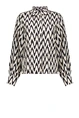Geisha 53163-70 blouse zig zag print