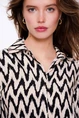 Geisha 53163-70 blouse zig zag print
