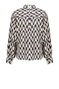 Geisha 53163-70 blouse zig zag print