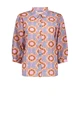 Geisha 53209-20 retro print blouse