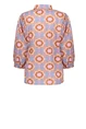 Geisha 53209-20 retro print blouse