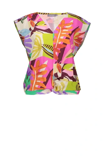 Geisha 53212-20 top print v-hals
