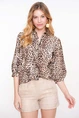 Geisha 53237-20 blouse leopard print